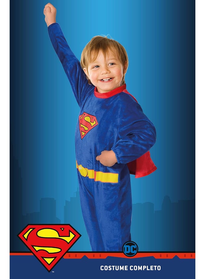 Ciao Superman Baby Costume 6–12 Months – Official DC Comics Infant Outfit with Dress & Cape | Baby Superhero Cosplay & Halloween Costume | Cute Superman Dress Up for Toddlers - Image 4