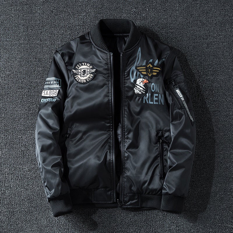 Jacket Overcoat Men'S Double-Sided Wear 2020 Spring New Style Air Force One Casual Thick Flying Suit Men'S Clothing - Image 2