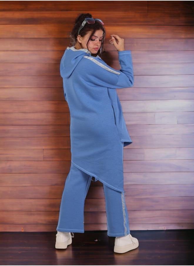 CHOiCE - Women's Loungewear in Milton Sponge Fabric, Size (L) with Inner Lining for Extra Warmth - Latest 2024 Trends, High-Quality Fabrics and Ultra-Soft Texture for a Comfortable and Stylish Experience - Image 1