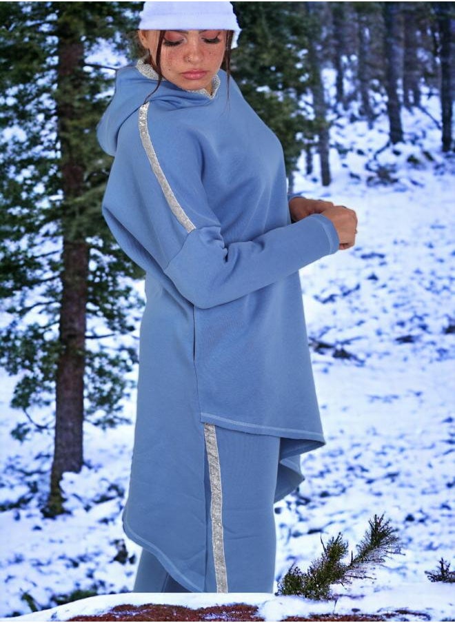 CHOiCE - Women's Loungewear in Milton Sponge Fabric, Size (L) with Inner Lining for Extra Warmth - Latest 2024 Trends, High-Quality Fabrics and Ultra-Soft Texture for a Comfortable and Stylish Experience - Image 1