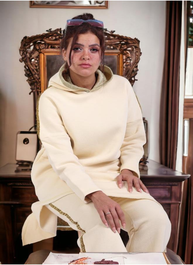 CHOiCE - Women's Loungewear in Milton Sponge Fabric, Size (L) with Inner Lining for Extra Warmth - Latest 2024 Trends, High-Quality Fabrics and Ultra-Soft Texture for a Comfortable and Stylish Experience - Image 1