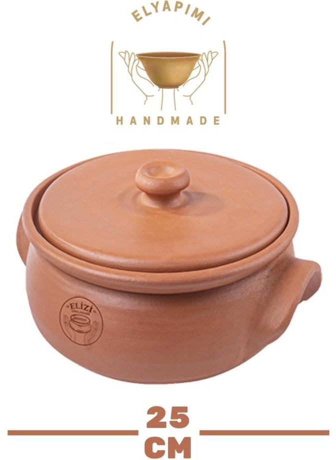 Elizi Pottery Handmade Clay Pot with Lid Medium Size Lined 5 Liters (In Special Unbreakable Foam Packaging) - pzsku/ZE1B78B2424066A43E369Z/45/_/1728060757/100fb374-e6a8-44a8-9e5b-4e8c2ef754c6