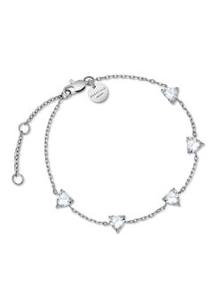 RoseField Rosefield Row of Hearts Bracelet Silver - JBRHS-J1014  - Image 1