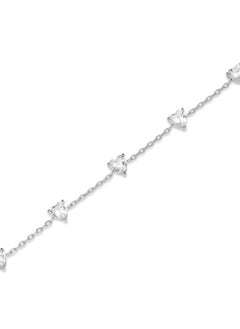 RoseField Rosefield Row of Hearts Bracelet Silver - JBRHS-J1014  - Image 2