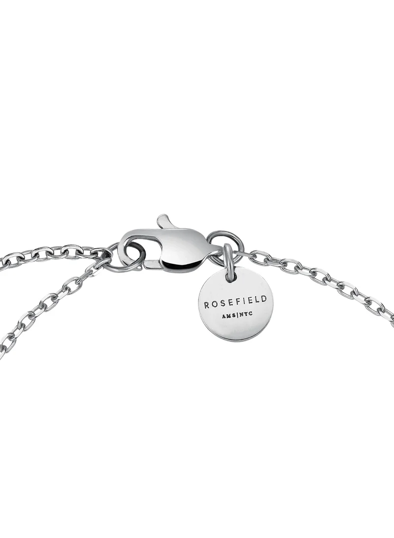 RoseField Rosefield Row of Hearts Bracelet Silver - JBRHS-J1014
