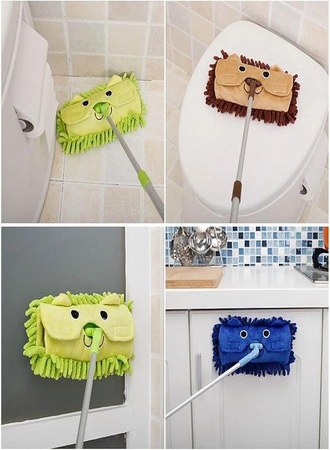 COZIESS 1Pcs,Kids Mini Mop Toy Household Cleaning Toy for Hands on Ability Housework, Heavy Duty, Super Absorbant Housekeeping Pretend Play Cleaning Toy Gift for Boys Girls - Multicolor - Image 4