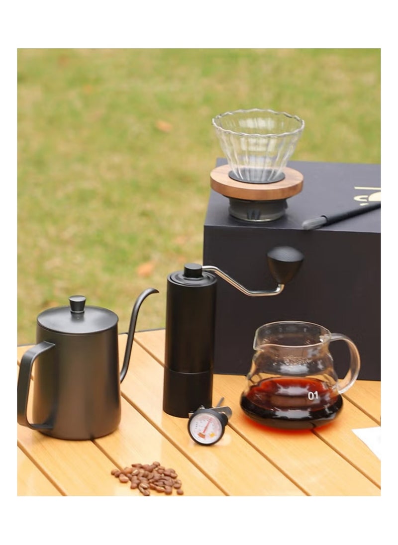 Qahwa Portable electric coffee grinder rechargeable black USB C  - Image 4