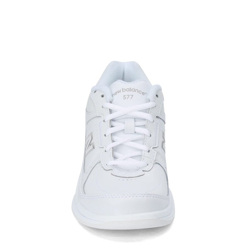 New Balance Women's 577 V1 Lace-up Shoe, White, 9 Wide - Image 4