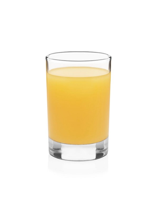 Libbey Fruit Juice Glasses, Heavy Base Glasses Drinking Set of 8, Breakfast Juice Cups, Everyday Clear Drinking Glasses for Cold Drinks - Image 1