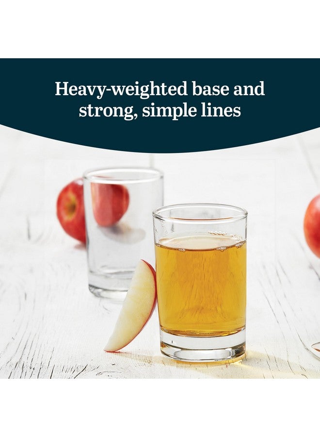 Libbey Fruit Juice Glasses, Heavy Base Glasses Drinking Set of 8, Breakfast Juice Cups, Everyday Clear Drinking Glasses for Cold Drinks - Image 3