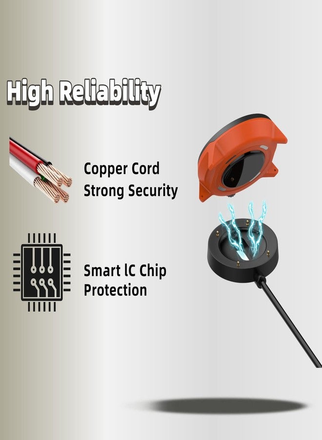 QHBAMD Magnetic Charging Compatible Cable for Suunto Run, 3.3ft USB-C, Magnetic Connector - Image 4