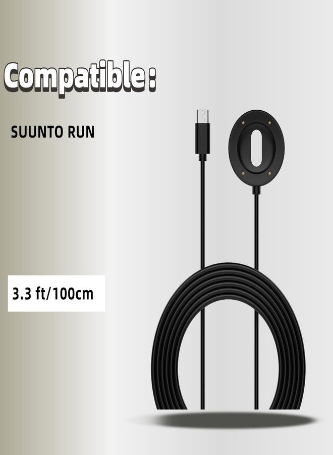 QHBAMD Magnetic Charging Compatible Cable for Suunto Run, 3.3ft USB-C, Magnetic Connector - Image 2