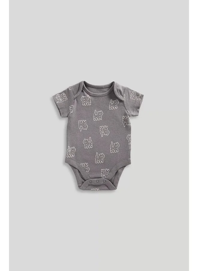 مذركير Big Cat Short-Sleeved Bodysuits - 5 Pack