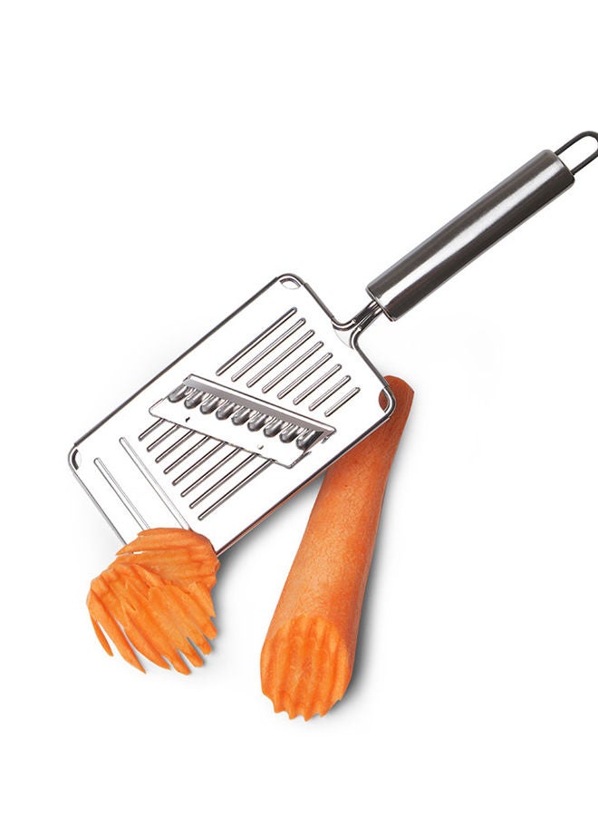 Fissman مبشرة خضروات يدوية من الفولاذ المقاوم للصدأ مقاس 28.5 × 9 سم