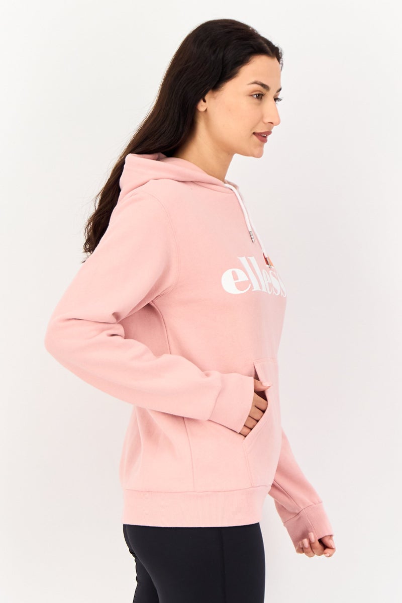 Ellesse Women Sportswear Fit Long Sleeve Outdoor Hoodie, Pink - Image 3