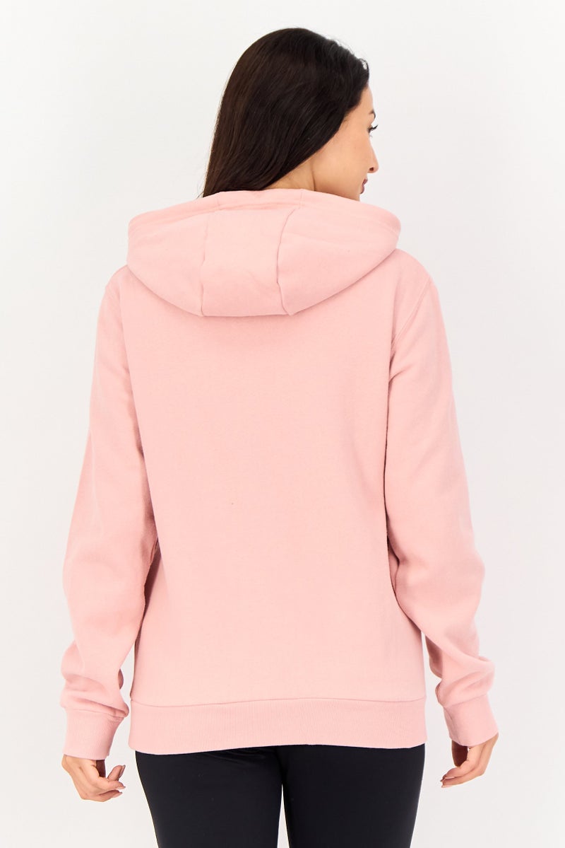 Ellesse Women Sportswear Fit Long Sleeve Outdoor Hoodie, Pink - Image 4