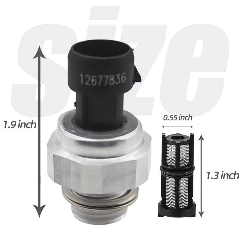 YINNCKE Engine Oil Pressure Sensor Unit with Screen Filter for Chevrolet and GMC Vehicles - Image 4
