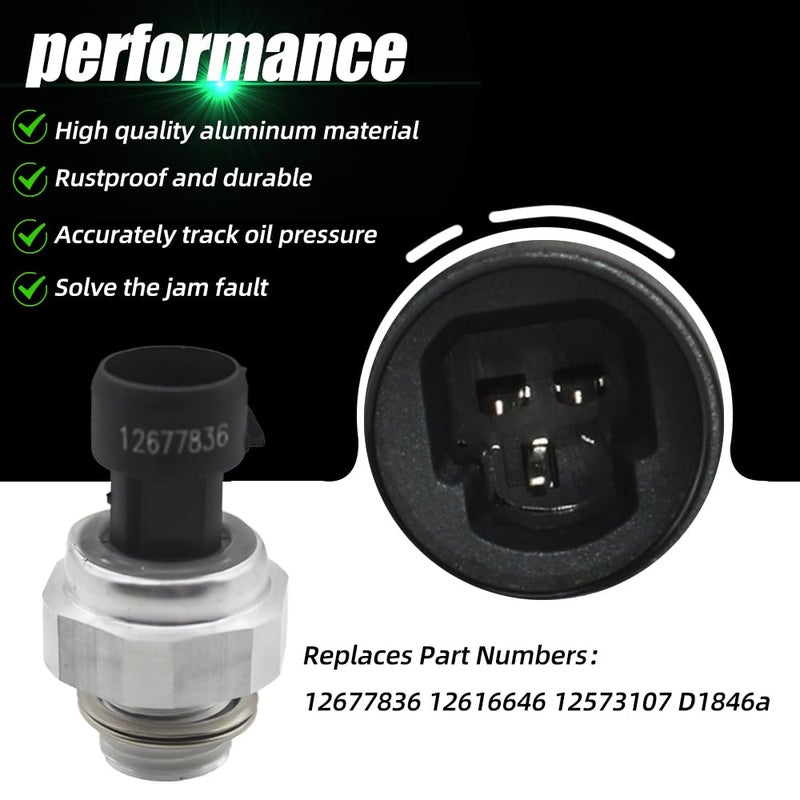 YINNCKE Engine Oil Pressure Sensor Unit with Screen Filter for Chevrolet and GMC Vehicles - Image 3