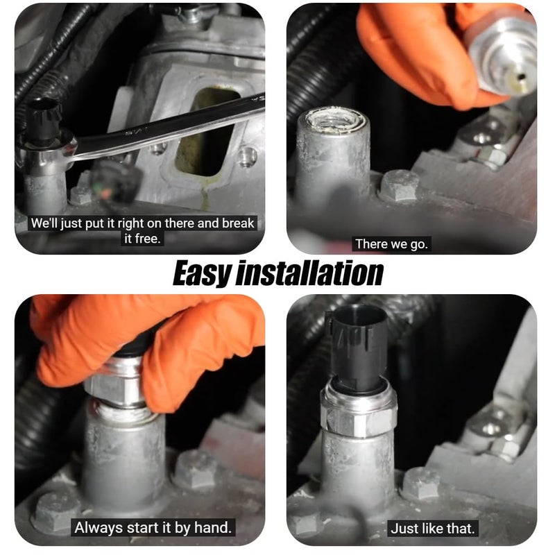 YINNCKE Engine Oil Pressure Sensor Unit with Screen Filter for Chevrolet and GMC Vehicles - Image 5