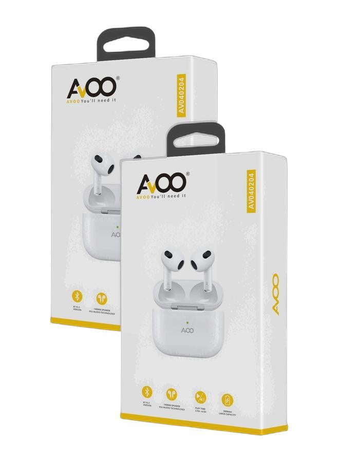AVOO Bluetooth Headset (3rd Generation) with Wireless Charging CaseBundle - Image 1