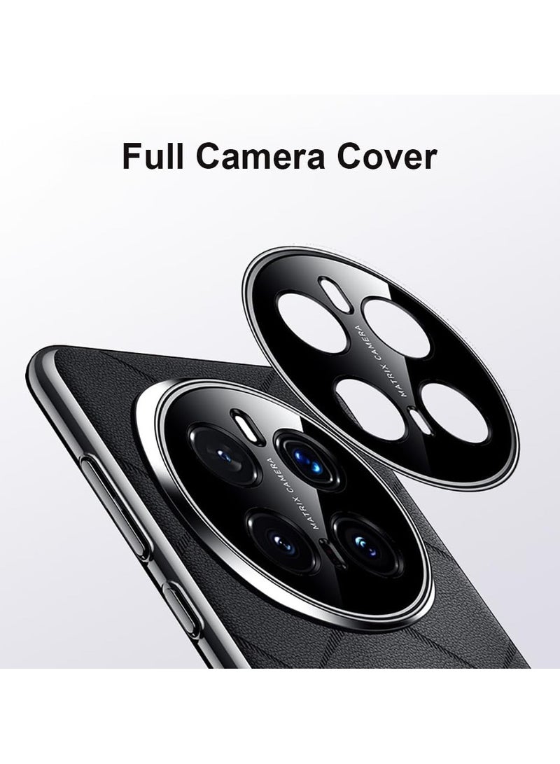 general Shell compatible with Honor Magic 7 Pro 5G shell, luxury plain leather plated frame anti-fingerprint anti-drop camera lens protection anti-shock cover - Image 5