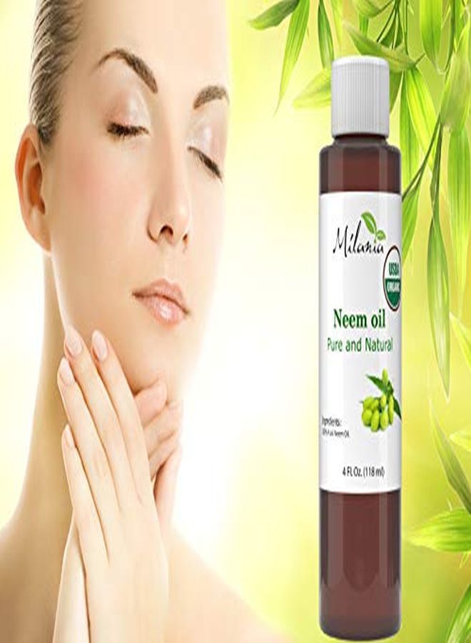 MILANIA Organic Neem Oil Virgin, Cold Pressed, Unrefined 100% Pure Natural Grade A. Excellent Quality. Same Day Shipping(4 Fl. Oz.) - Image 4