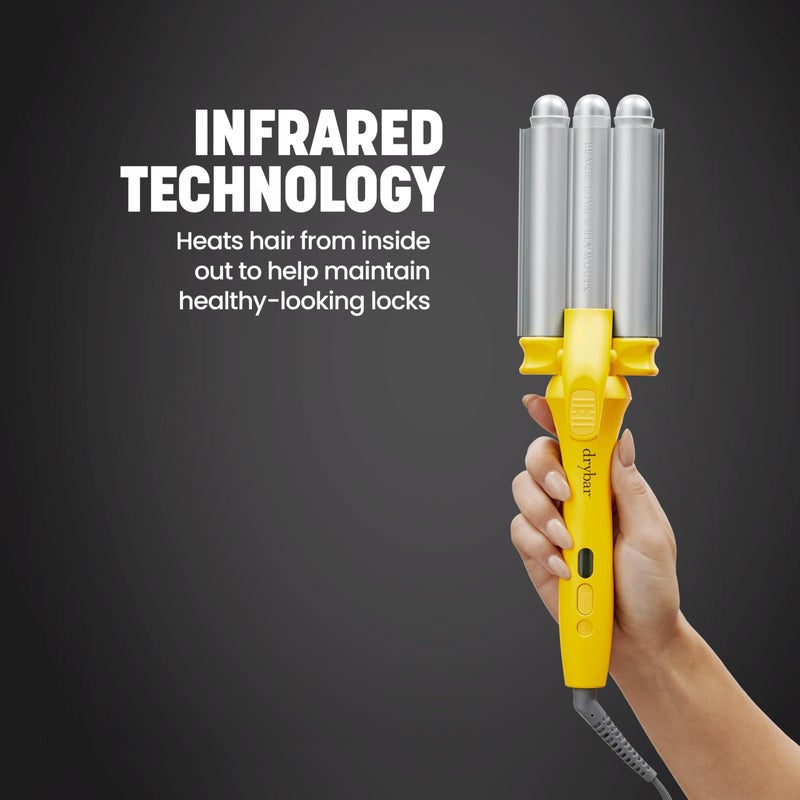 Drybar The Mixologist Interchangeable Styling Iron â€“ One Tool, Three Styles â€“ Reduces Frizz, Adds Shine â€“ Curling Iron â€“ Hair Curling Wand - Image 2