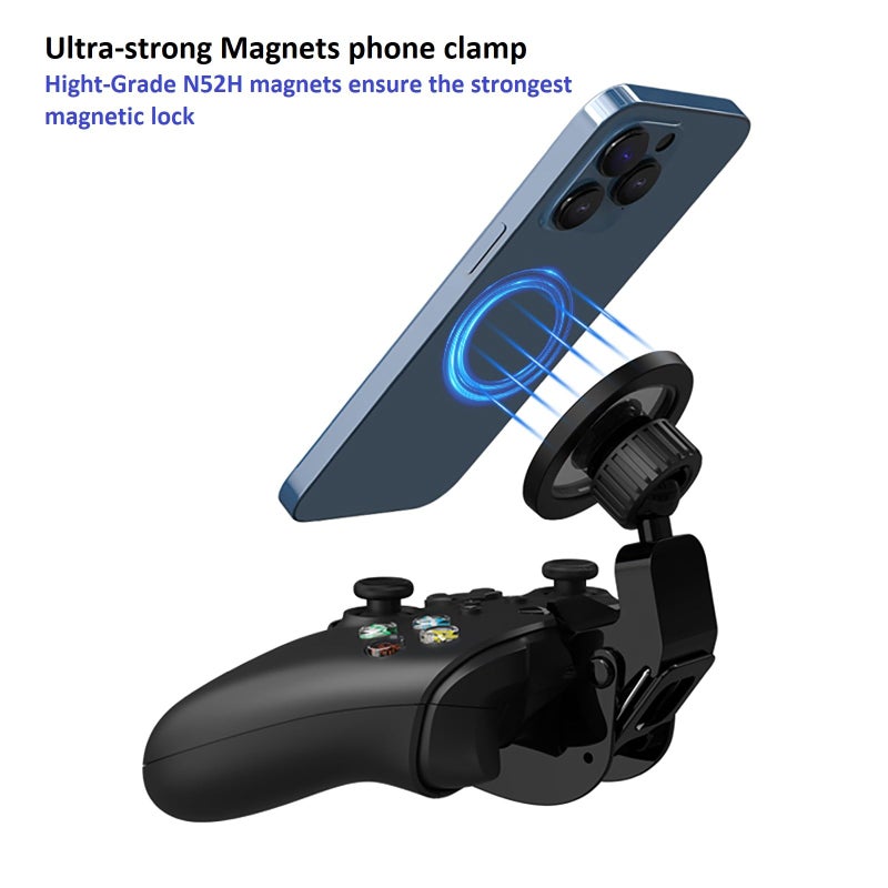 NBCP حامل هاتف وحدة تحكم Xbox من NBCP - حامل هاتف للألعاب، حامل هاتف مغناطيسي MagSafe لوحدات تحكم Xbox One و Xbox Series X|S - Image 2