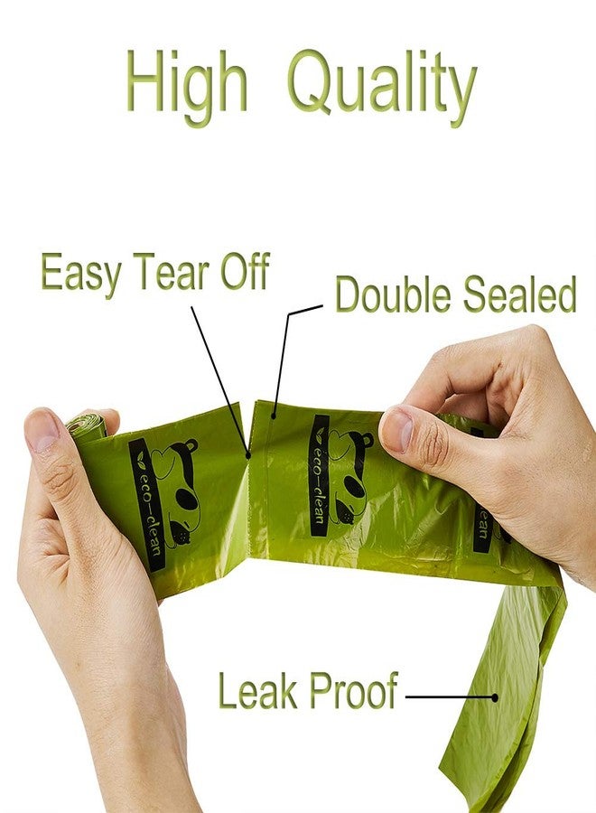 Eco Clean ECO-CLEAN Dog Poop Bags, 24 Rolls/360 Bags with Dispenser, Dog Waste Bags, Unscented, Leak-Proof, Easy Tear-Off - Image 3