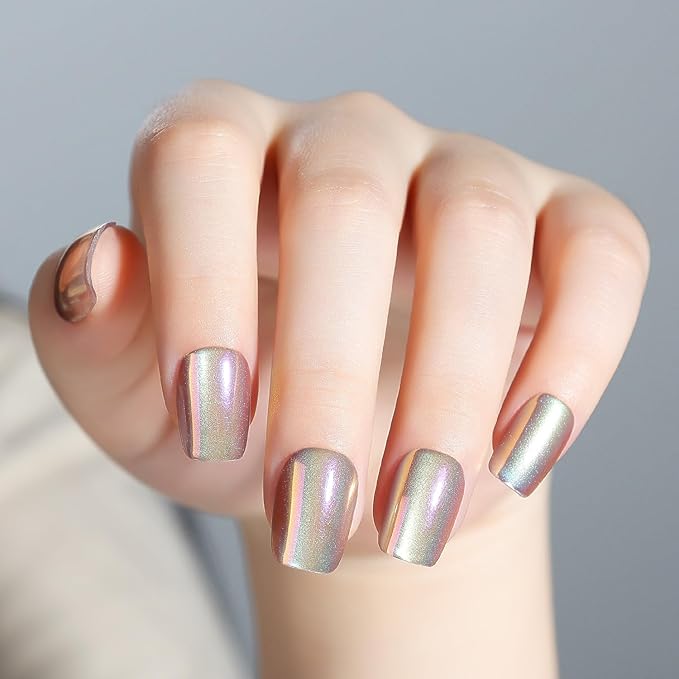 Nicedeco Press On Nails Full Cover French False Nails Neutral Nails Includes 30pcs False Nails Adhesive Tabs Manicure Stick Mini File Prep Pad for Women and Girls Nail Art 002 - Image 1
