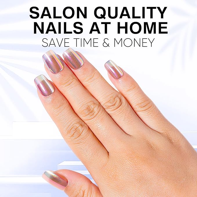 Nicedeco Press On Nails Full Cover French False Nails Neutral Nails Includes 30pcs False Nails Adhesive Tabs Manicure Stick Mini File Prep Pad for Women and Girls Nail Art 002 - Image 5