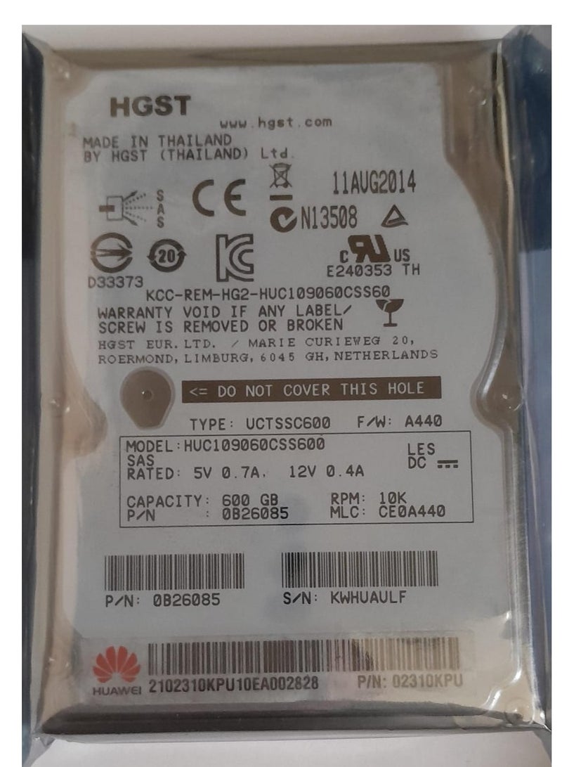 HGST - Hard Disk 600 GB
