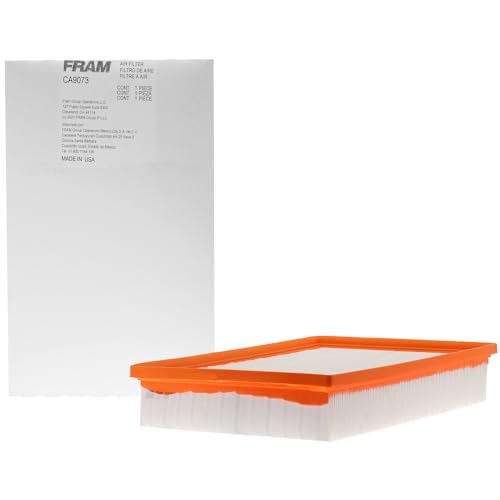 FRAM Extra Guard CA9073 Replacement Engine Air Filter for Select Volvo Models Provides Up to 12 Months or 12000 Miles Filter Protection