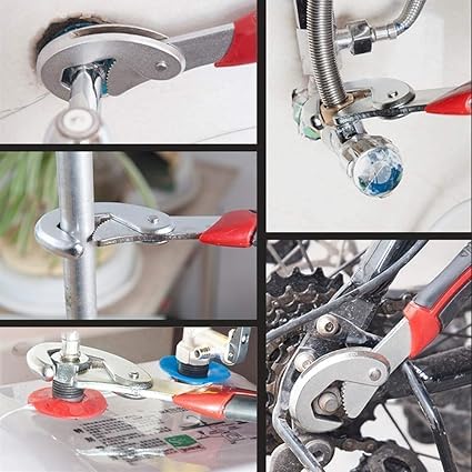 KACHKIT Ornaments All In One Multipurpose Auto Adjustable Universal Quick Grip Wrench Spanner Set Tools Multi Purpose Nut Bolts Hand Tools Nuts And Bolts Tools Wrench Combo Pcs 2 - Image 5