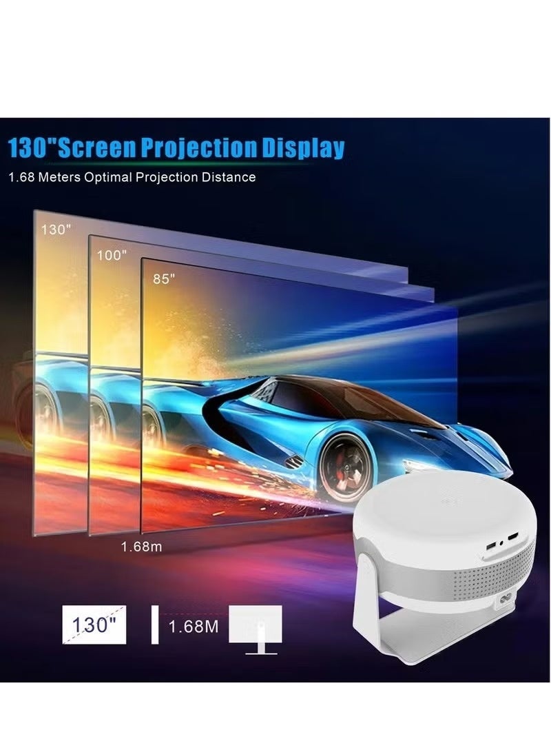 Tripsky T269 Pro Smart Portable Projector – Android 12, 720P LED, 4K Support, Built-In Speakers - Image 5