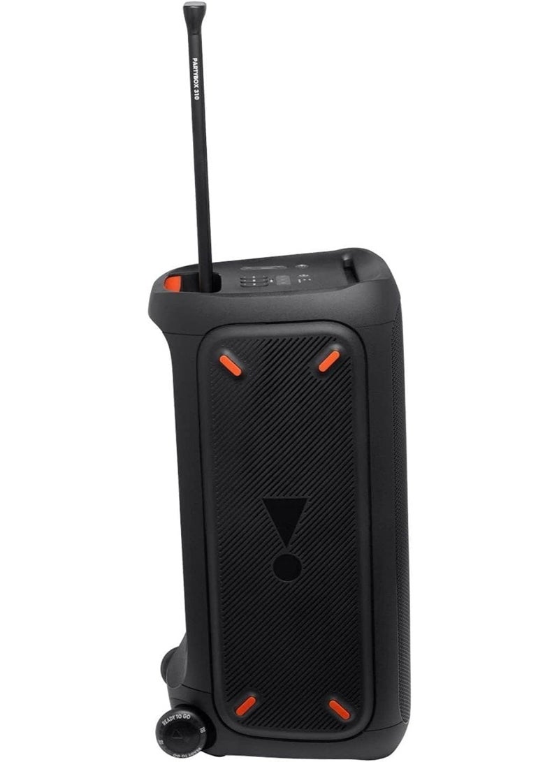 JBL Partybox 310 - Portable Party Speaker with Long Lasting Battery, Powerful JBL Sound and Exciting Light Show, Bluetooth, Black - Image 3
