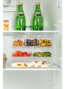 Nandy Home طقم حاويات تخزين الإفطار الشفافة 6 قطع  - Image 3