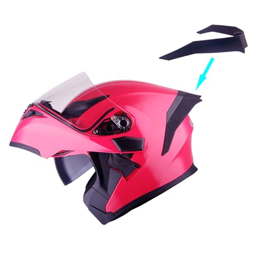1Storm Motorcycle Modular Full Face Helmet Flip up Dual Visor Sun Shield: HB89 Glossy Pink - Image 1