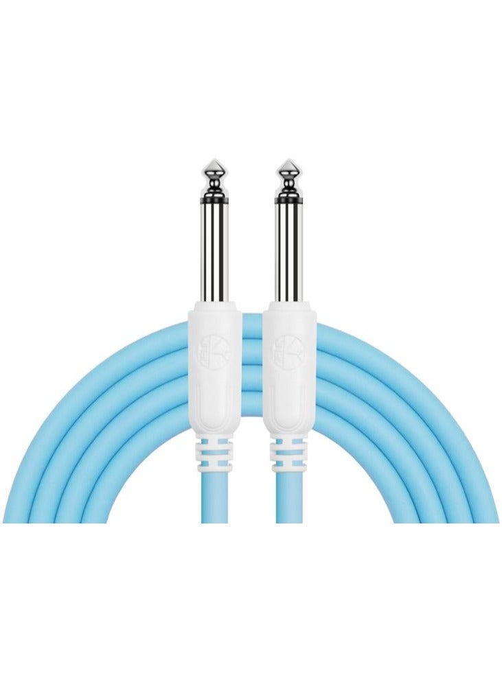 Generic 3M Guitar Cable, Professional Instrument Cable, Model IC-241, Dual Straight Plug Design, Suitable for Guitar/Bass Use, Macaron Colors, Stylish and Practical.  - Image 2