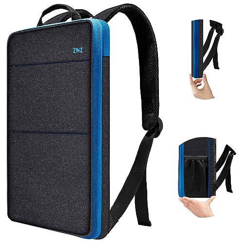 ZINZ Slim & Expandable Laptop Backpack 15 15.6 16 Inch Sleeve with USB Port, Spill-Resistant Notebooks Bag Case for Most 14-16 Inch MacBooks Surface-Books Dell HP Lenovo Asus Computers,B01BL01 - Image 1