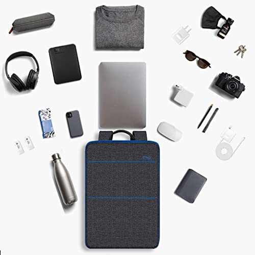 ZINZ Slim & Expandable Laptop Backpack 15 15.6 16 Inch Sleeve with USB Port, Spill-Resistant Notebooks Bag Case for Most 14-16 Inch MacBooks Surface-Books Dell HP Lenovo Asus Computers,B01BL01 - Image 5