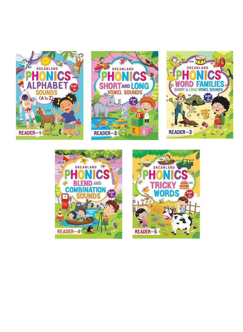 Phonics Reader 5 Books Pack - Image 1