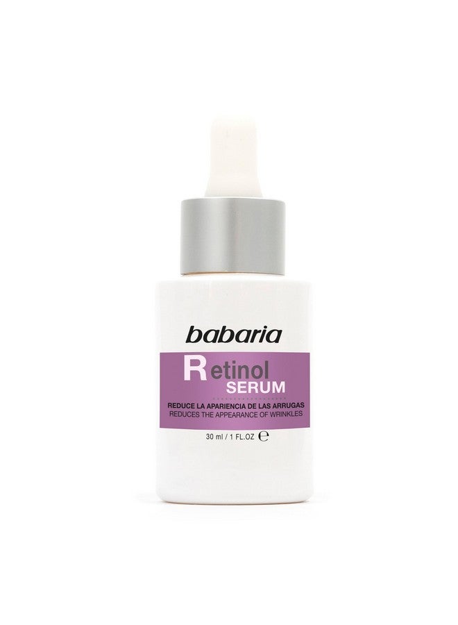 Babaria Retinol Face Serum 1 Oz Facial Moisturizer For Skin Care Anti Aging Serum To Reduce Appearance Of Wrinkles Improves Firmness And Elasticity Light Fastabsorbing Vegan Formula - Image 1