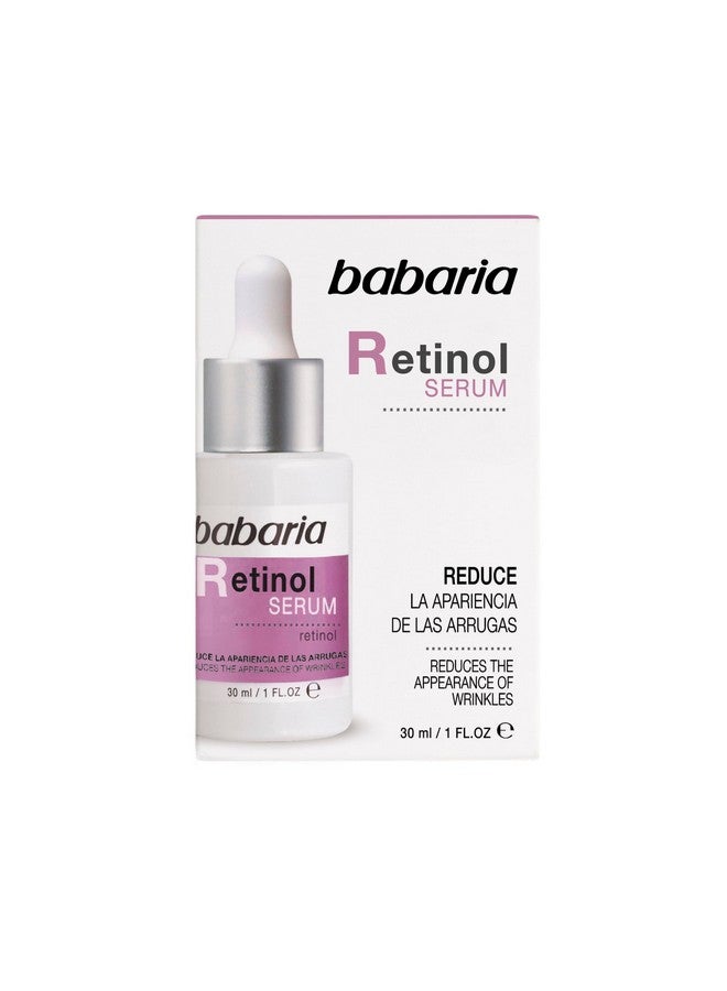 Babaria Retinol Face Serum 1 Oz Facial Moisturizer For Skin Care Anti Aging Serum To Reduce Appearance Of Wrinkles Improves Firmness And Elasticity Light Fastabsorbing Vegan Formula - Image 4