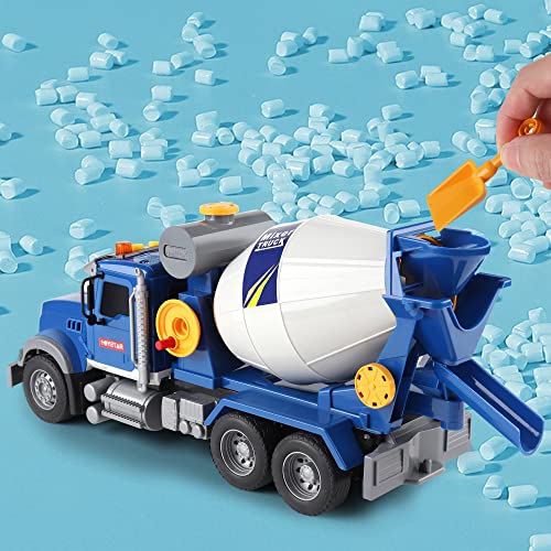 Dwi Dowellin Toddler Trucks Toys for Boys Age 1-3 3-5,Big Cement Mixer Truck with Lights and Sounds,Kids Boy Toys Christmas Birthday Gift Car - Image 2