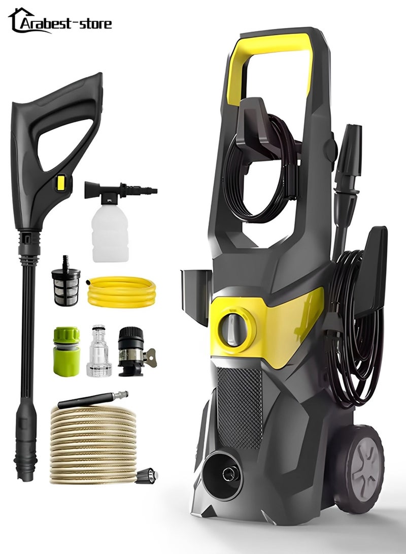 Arabest 3000W 150Bar Electric Portable Pressure Washer - High Power Corded Cleaner for Car, Garden, Patio & Outdoor Surfaces Cleaning - Image 1