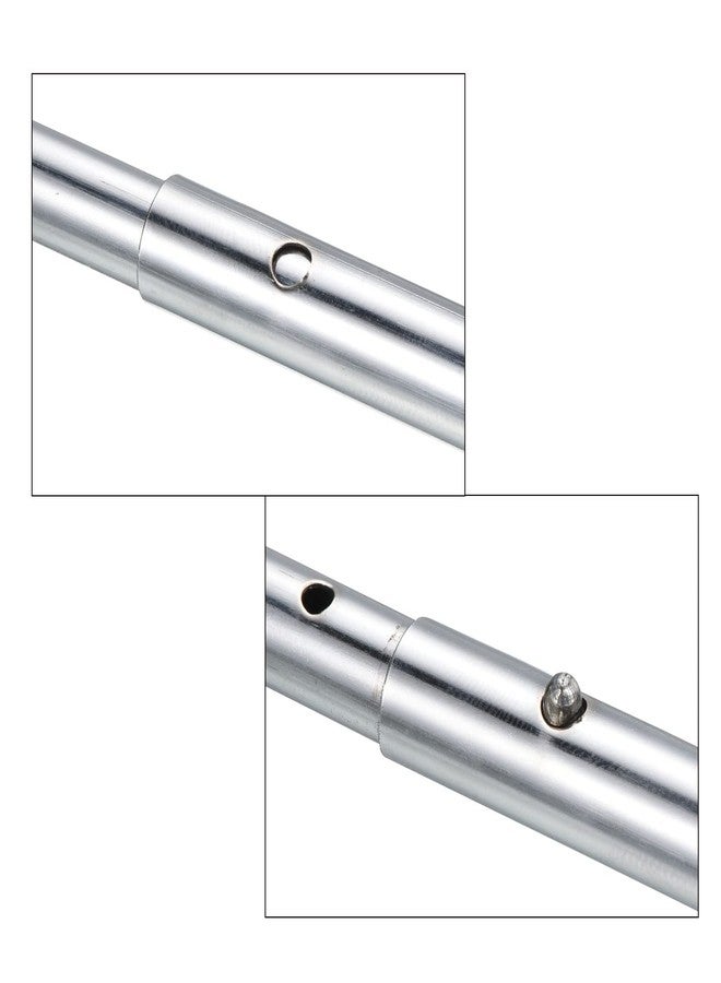 PATIKIL 11x9mm Kayak Paddle Snaps, 8 Pack Pole Push Button Spring Clips Steel Solid Button Locking Tube Single Pin for Camping Awning Tent Pole - Image 5