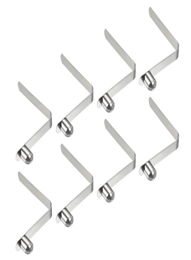 PATIKIL 11x9mm Kayak Paddle Snaps, 8 Pack Pole Push Button Spring Clips Steel Solid Button Locking Tube Single Pin for Camping Awning Tent Pole - Image 1