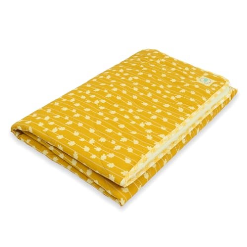 TIDY SLEEP Waterproof Baby Messy Mat | Multipurpose Splash Mat for Under High Chair, Art & Craft, Feeding, Playtime | Anti-Slip, Easy Clean, Foldable | 95x95 cm | Whimsy Spiral - Image 2