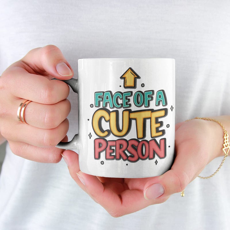Oye Happy - Cute Person Mug - Premium Gift for Friends/BFF on Birthday/Friendship Day - Image 4